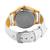 Elaine Collection Women'S Diamond Studded White Leather Watch