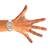 Elaine Collection Women'S Diamond Studded White Leather Watch