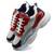 Weiler Red Synthetic Leather Running Sports Shoes For Men's
