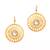 Light Weight Sudarshan Chakra White Fashion Earrings