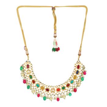 Multicolor kundan necklace-sets 2