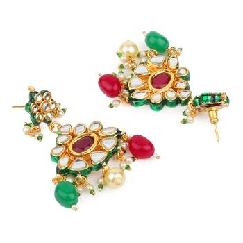Multicolor kundan necklace-sets 3