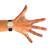 Elaine Collection Women'S Diamond Studded Black Leather Watch