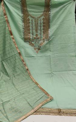 Sea-green gotta patti chanderi salwar 2