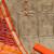 Brown embroidered cotton salwar