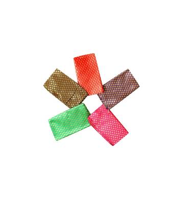 Multicolor Rapier Jacquard Fabrics Unstitched Blouse Piece (Pack of 5) 2