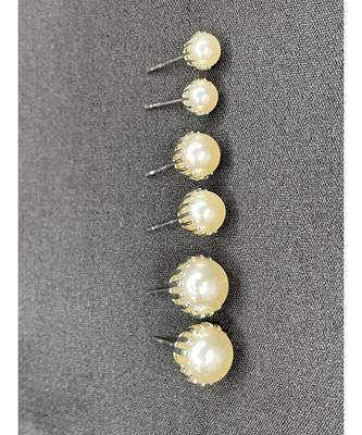 White Pearl Studs 1