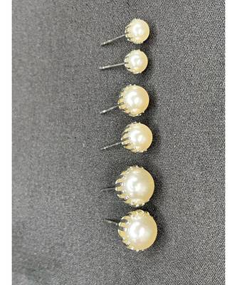 White Pearl Studs 1