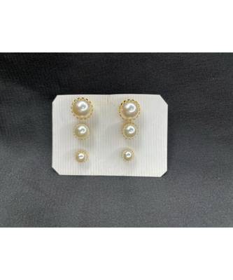 White Pearl Studs 1