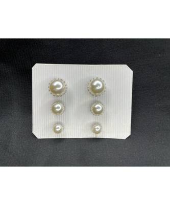 White Pearl Studs 1