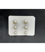 White Pearl Studs