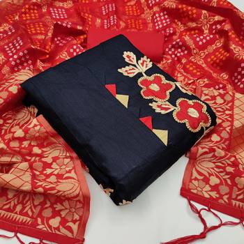 Black hand embroidery cotton salwar 1