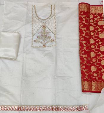 Light-green jacquard chanderi salwar 2