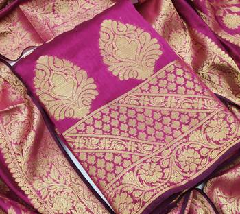Pink jacquard salwar 2