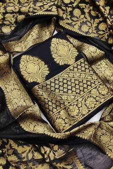 Black jacquard  salwar