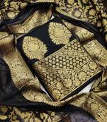 Black jacquard salwar