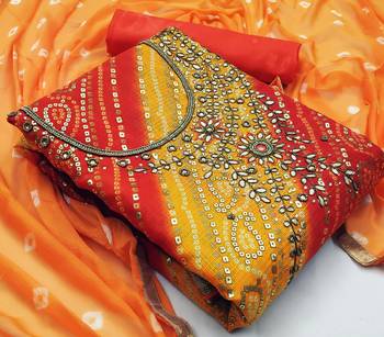 Multicolor hand embroidery cotton salwar 2