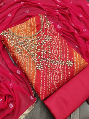 Multicolor hand embroidery cotton poly salwar 1