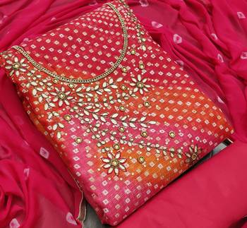 Multicolor hand embroidery cotton salwar 2
