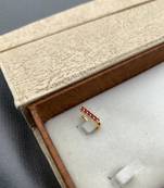 Red diamond nose-ring