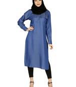 Full sleeves denim kurti 