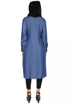 Full sleeves denim kurti 