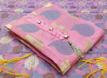 Light-pink jacquard salwar 2