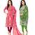 Pack of 2 Synthetic Printed Unstitched Dress Material Combo