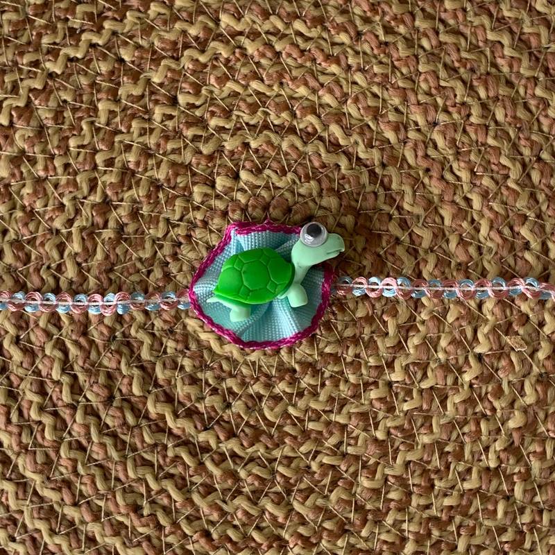 Fancy Cartoon Character Tortoise Rakhi Bracelets for Boys & Kids (R037)