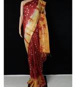 multicolor Cotton tie and dye handloom saree with blouse