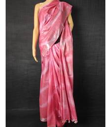 multicolor Cotton tie and dye handloom saree with blouse