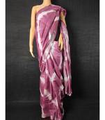 multicolor Cotton tie and dye handloom saree with blouse