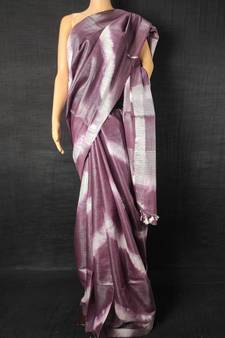 multicolor Cotton tie and dye handloom saree with blouse