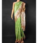 multicolor Cotton tie and dye handloom saree with blouse