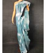 multicolor Cotton tie and dye handloom saree with blouse