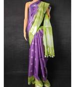 multicolor Cotton tie and dye handloom saree with blouse