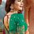 Maroon embroidered georgette saree with blouse