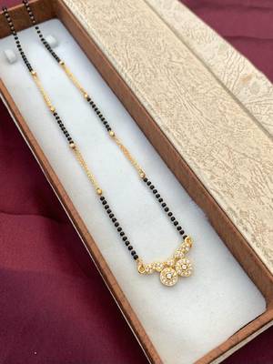 White diamond mangalsutra 1
