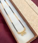 White diamond mangalsutra
