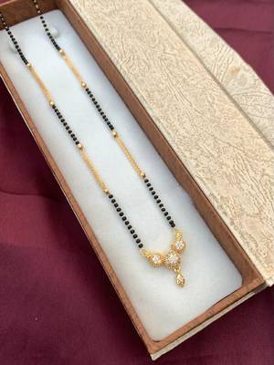 White diamond mangalsutra 1