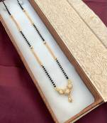 White diamond mangalsutra