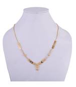 Golden Long Chain with Charming Pendant Mangalsutra For Women