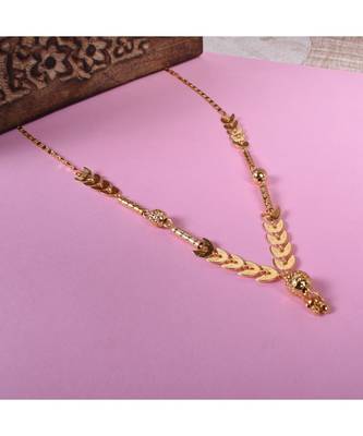 Golden Long Chain with Charming Pendant Mangalsutra For Women 3