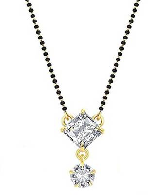 White diamond mangalsutra 1