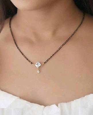 White diamond mangalsutra 2