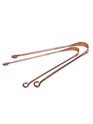 INDIBAM's Copper Tongue cleaners | Pack of 2 | Best remedy for bad breath | Flexible handle with comfortable grip. 3