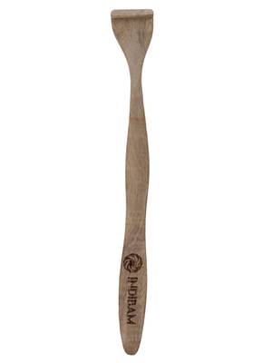 INDIBAM's includes 2 Pcs Charcoal activated black bristles toothbrushes & 2 Pcs Neem wood tongue scrapers 4