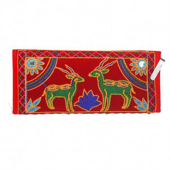 LeeRooy Multicolor velvet Clutch  For Women 3