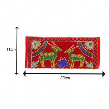 LeeRooy Multicolor velvet Clutch  For Women 5
