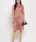Pink handloom cotton salwar